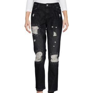 Silvian Heach stylish black jeans with round bead